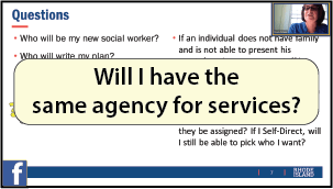 Will I have the same agency for services?